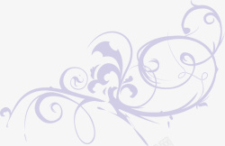 紫色花纹矢量图素材