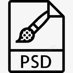 PS文件格式PSD图标高清图片