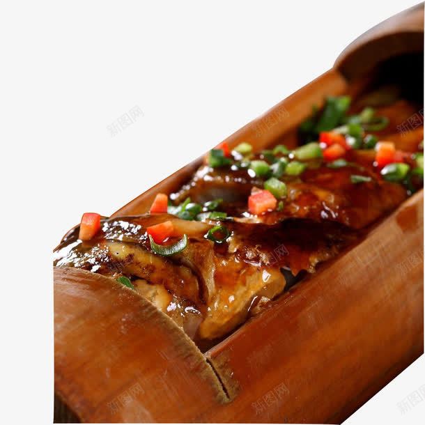 盖烧鳗鱼竹筒炖饭png免抠素材_88icon https://88icon.com 竹筒 米粉 青红椒 鳗鱼