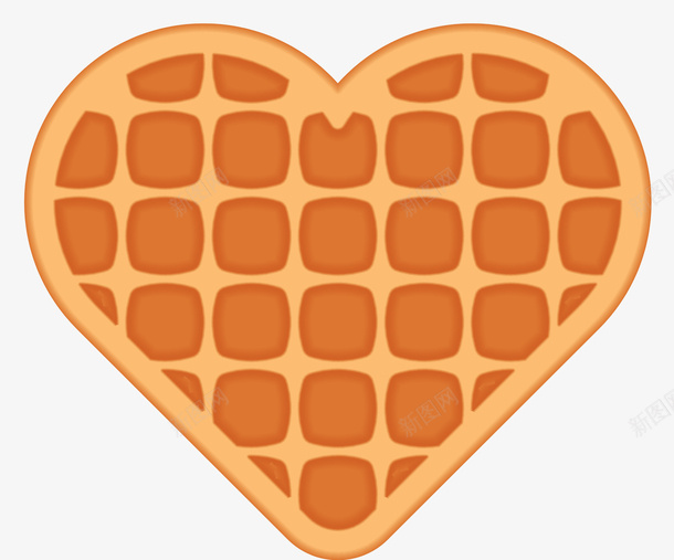 对称爱心华夫饼png免抠素材_88icon https://88icon.com waffle 华夫饼 卡通华夫饼 卡通风格 卡通饼干 对称爱心 矢量华夫饼 饼干