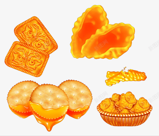 卡通饼干糕点png免抠素材_88icon https://88icon.com 糕点图片 美食 西式糕点 饼干图片