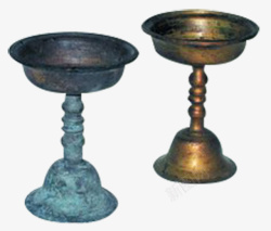 铜器中国古代油灯素材