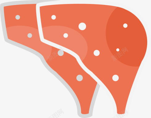 饺子素材卡通食材牛排肉矢量图图标图标