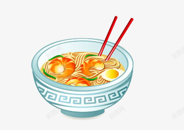 手绘汤面psd免抠素材_88icon https://88icon.com 一碗汤面 手绘 汤面 汤面碗 红色 饿了 饿了吗