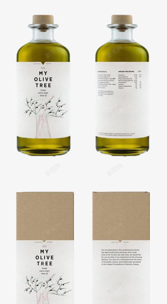 橄榄瓶包装png免抠素材_88icon https://88icon.com 包装 橄榄绿 瓶子 设计