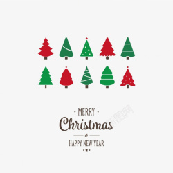 圣诞树装饰圣诞节英文字母素材