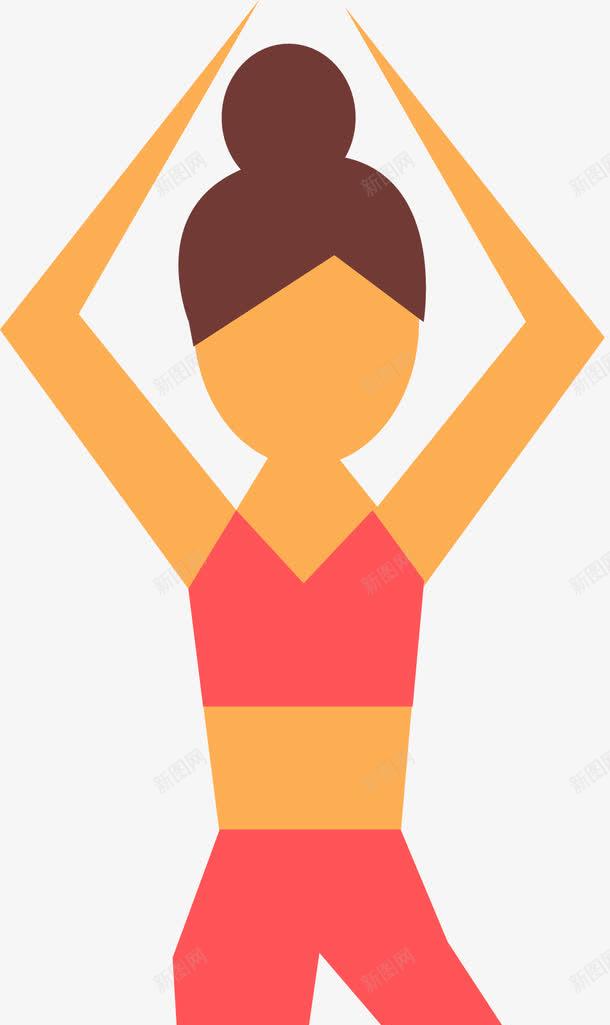 彩色卡通做瑜伽的女孩图png免抠素材_88icon https://88icon.com 人 人体 健康 健康的生活方式 健身 儿童瑜伽 可爱 平衡 手 放松 瑜伽 生活方式 身心 运动 锻炼