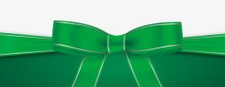 精美绿色丝带礼节素材