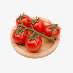 木盘里的水果小番茄2素材