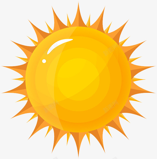 太阳卡通热夏天png免抠素材_88icon https://88icon.com 卡通 夏天 太阳 太阳贴图 热