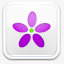 紫色小花图标图标