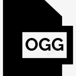 ogg文件OGG图标高清图片