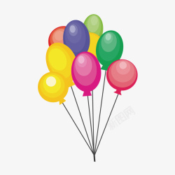 气球元素矢量图素材