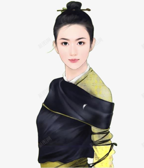 锦衣侠女png免抠素材_88icon https://88icon.com 侠女 素材 锦衣