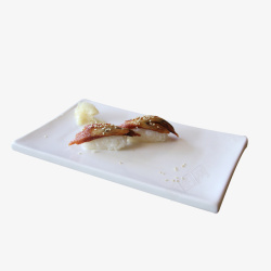 白色方盘鳗鱼寿司食品餐饮素材