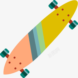 世界滑板日时尚多彩滑板素材