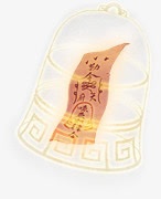中国风中国风透明古钟符咒图标图标