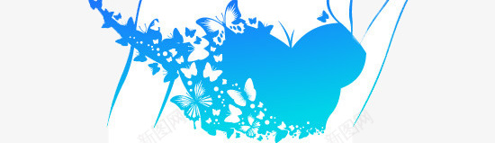 蝴蝶花纹女孩png免抠素材_88icon https://88icon.com 女孩 彩色 花纹