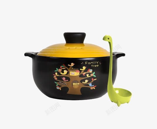 明火陶瓷砂锅炖锅png免抠素材_88icon https://88icon.com 产品实物 家用 煲汤 耐高温
