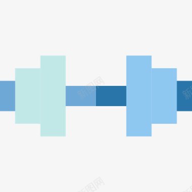 类连接哑铃图标图标