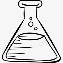 实验室的化学家瓶图标高清图片