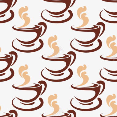 抽象简笔咖啡杯矢量图图标图标
