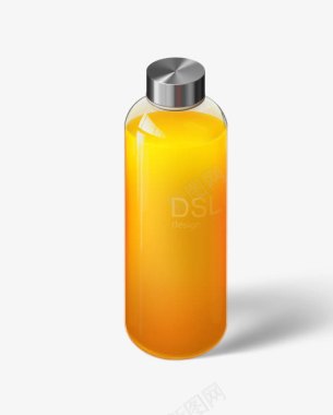 瓶子玻璃瓶玻璃瓶图标PSD文件图标