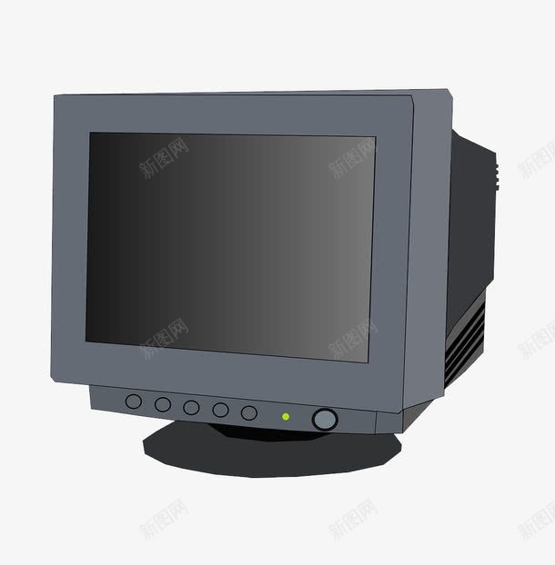 黑色的显示器png免抠素材_88icon https://88icon.com PNG素材 显示器 电器 黑色