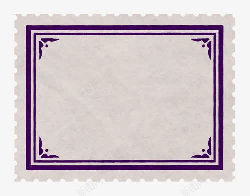 复古紫色邮票形边框png免抠素材_88icon https://88icon.com 复古 复古紫色邮票形边框 紫色 边框 邮票形