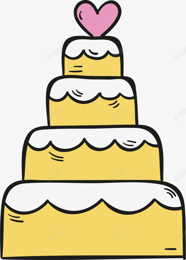 四层奶油蛋糕矢量图eps免抠素材_88icon https://88icon.com 四层蛋糕 奶油蛋糕 婚礼蛋糕 浪漫 矢量素材 矢量图