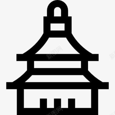 天坛建筑天坛图标图标