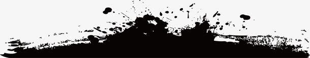 水墨画笔迹喷墨png免抠素材_88icon https://88icon.com 中国风 书法墨汁 水墨 水墨画元素 渲染 黑色