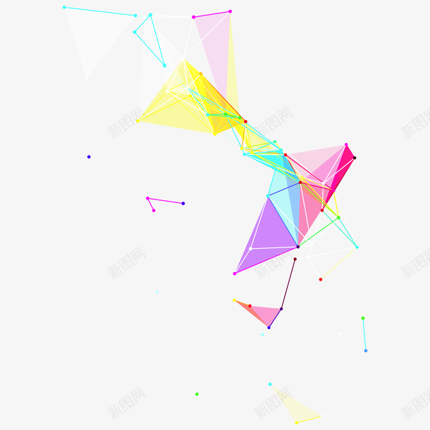 彩色立体三角形图案png免抠素材_88icon https://88icon.com 三角 图案 彩色 彩色立体三角形图案 立体 装饰