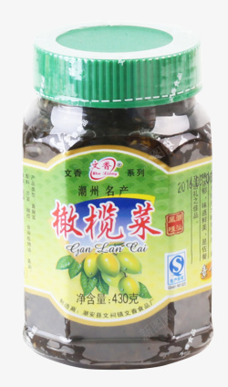 文香橄榄菜绿瓶素材