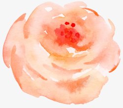 水墨玫瑰花元素素材