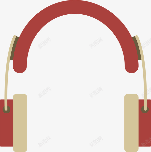 卡通简约音乐耳机png免抠素材_88icon https://88icon.com 卡通 电子产品 矢量图案 耳机 装饰 音乐