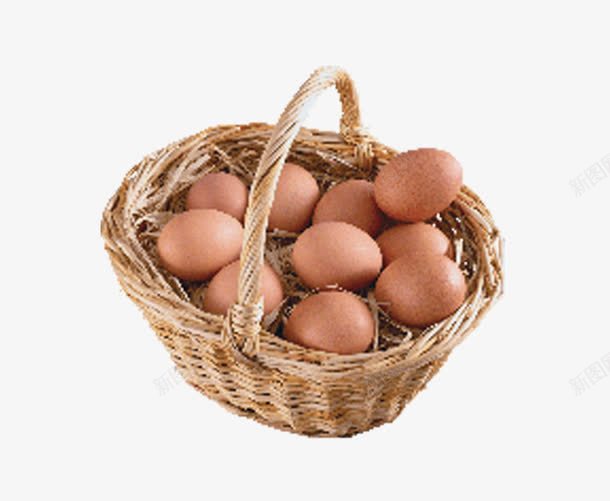 一篮筐的新鲜鸡蛋png免抠素材_88icon https://88icon.com 土鸡蛋 新鲜 美味 营养 食物PNG素材 鸡蛋
