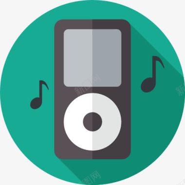 漂亮的音乐iPod图标图标