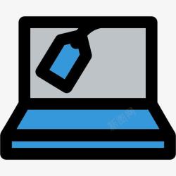 数字电子技术笔记本电脑图标高清图片