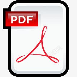 线上文件AdobePDF文件图标图标