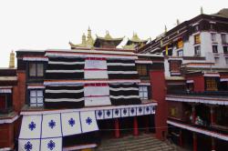 西藏扎什伦布寺风景4素材