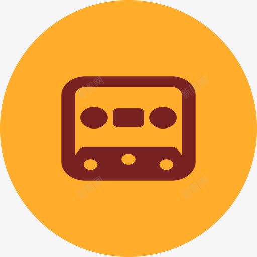 盒音乐歌声音圆形音乐包png免抠素材_88icon https://88icon.com Cassette music song sound 声音 歌 盒 音乐