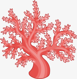 珊瑚树矢量图素材