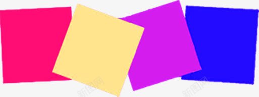 红色黄色紫色蓝色方形png免抠素材_88icon https://88icon.com 方形 紫色 红色 蓝色 黄色