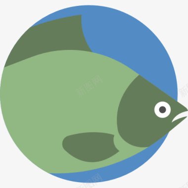 桂花鱼鱼图标图标
