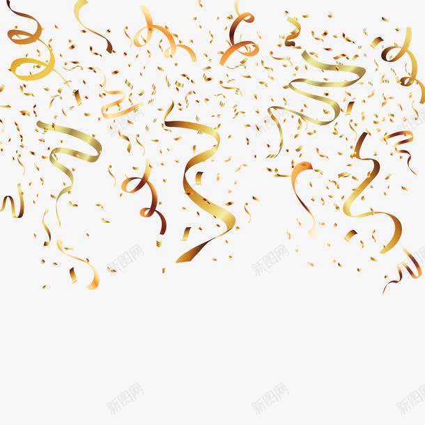 金色丝带装饰图案矢量图ai免抠素材_88icon https://88icon.com png素材 丝带 丝带装饰图案 免费png素材 矢量素材 金色丝带 矢量图