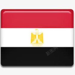 埃及国旗图标素材