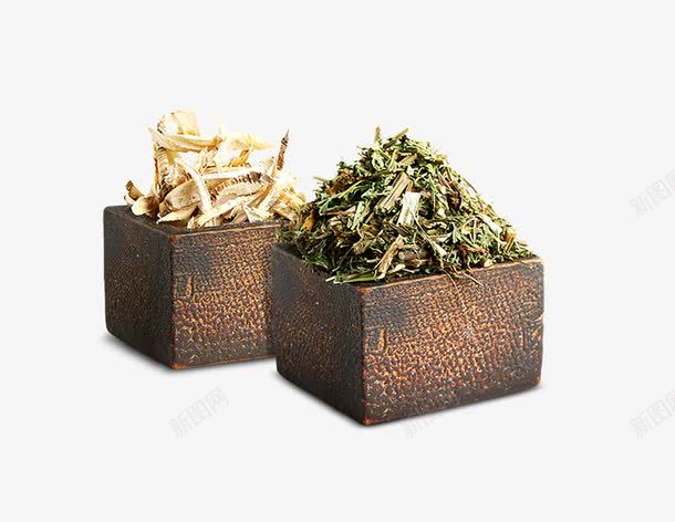 中药草药png免抠素材_88icon https://88icon.com 中药 箩筐 草药