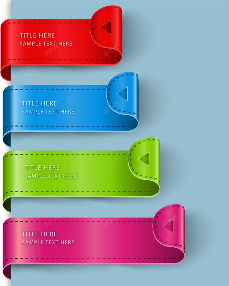 彩色卷边丝带标签书籍矢量背景ai设计背景_88icon https://88icon.com 丝带 书籍背景 创意设计 封面背景 彩色丝带 教育海报 标签 画册 矢量 素材 矢量图