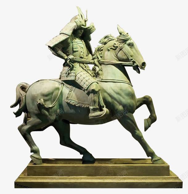 复古骑士雕塑png免抠素材_88icon https://88icon.com 复古 带底座 雕塑 骑士